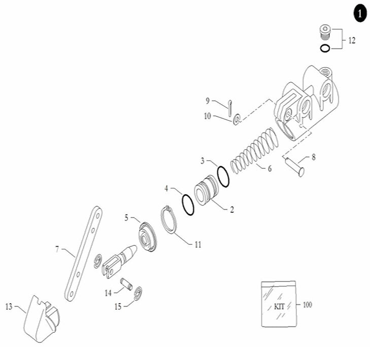 #10 - Washer 5x9x0.5 for 19/R Master Cylinder