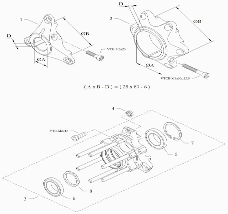 #4 - M6 Lock Nut