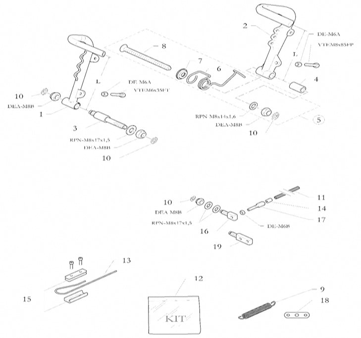 #19 - Cable Adjuster Double Support
