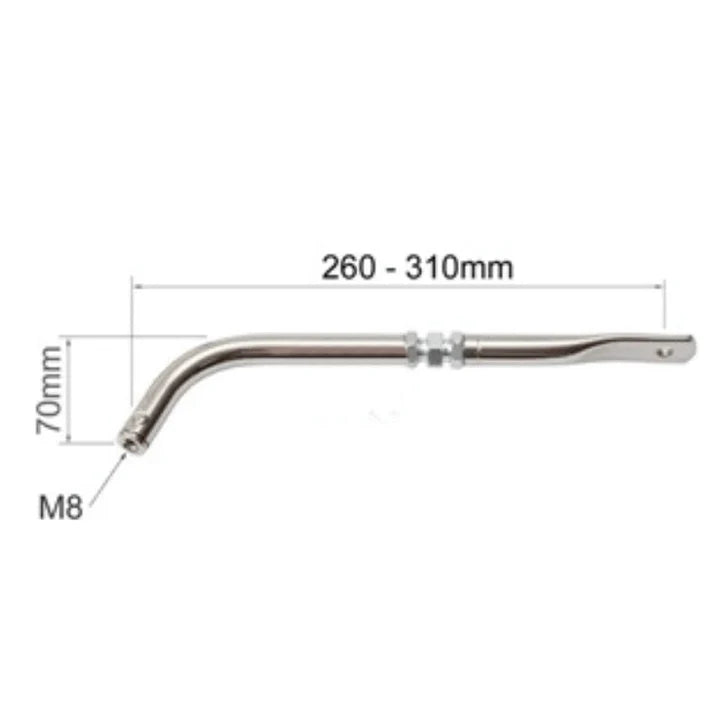 Adjustable Curved Seat Stay