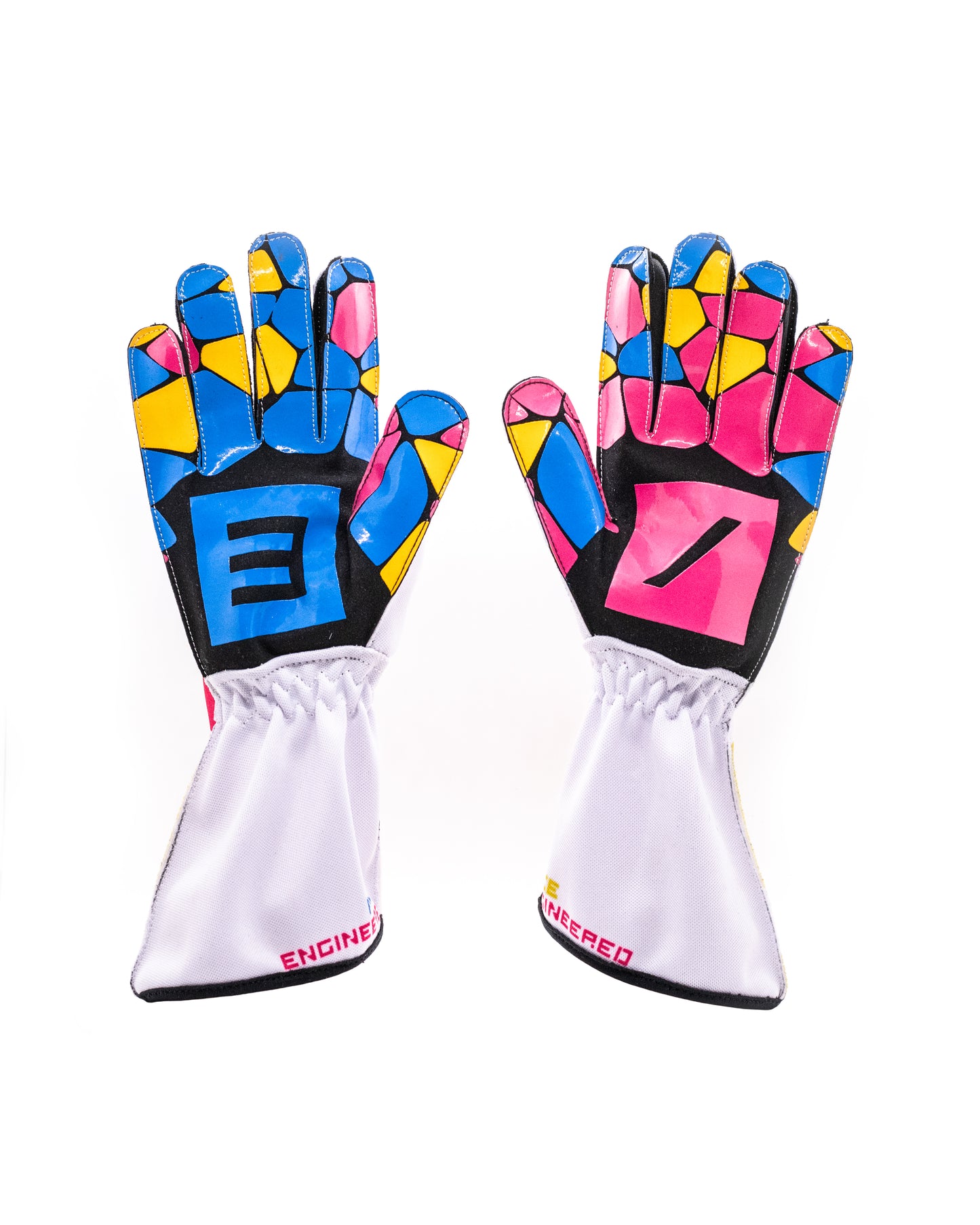 Three Tenths Retro Racing Gloves Palm
