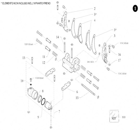 #15 - Brake Caliper Pin 5x27