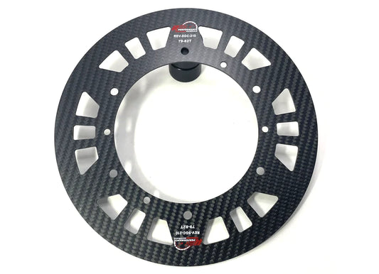 REV Performance Sprocket Guard - Carbon Fiber (Solid Guard)
