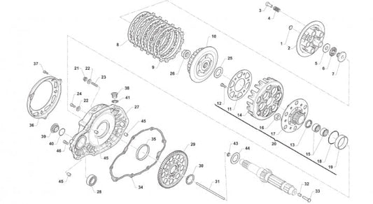 Clutch Nut Hub TM KZ