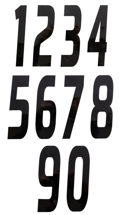 Numbers - Slightly Italicized Die-Cut  **Discounted**