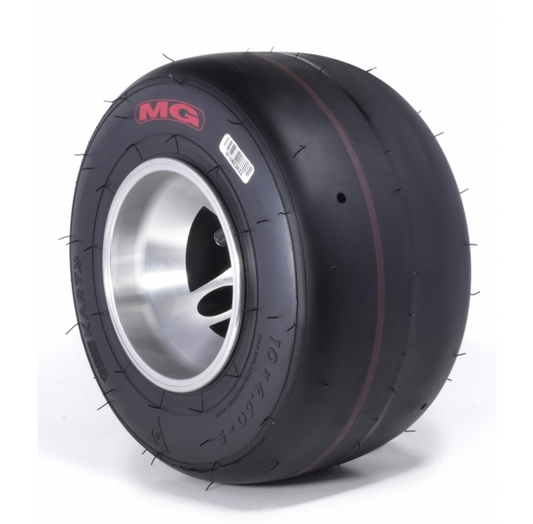 MG Red Go Kart Racing Tire
