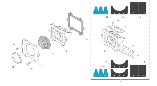 Intake Manifold TM KZ Red